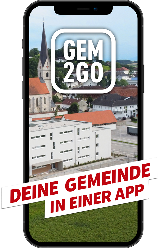 iPhone mit GEM2GO Logo